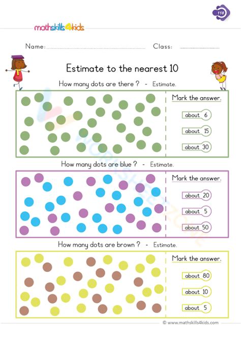 Estimation Worksheets .